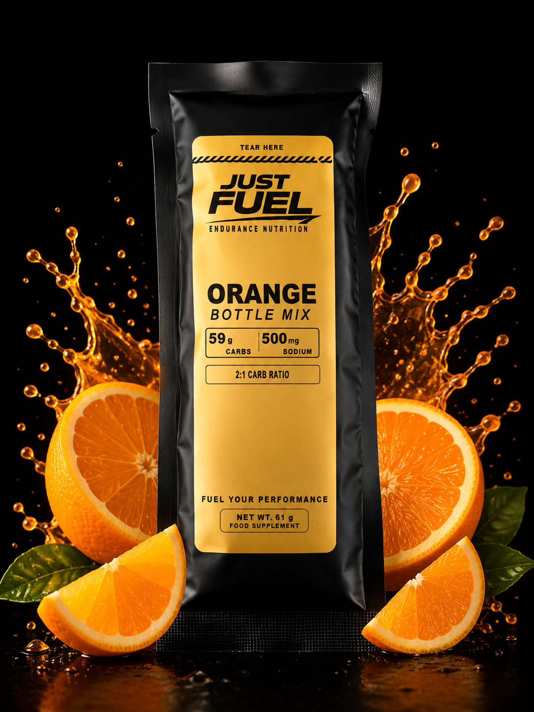Just Fuel Orange Bottle Mix sachet